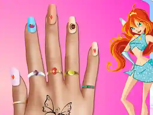 Игра Winx Nail Makeover онлайн