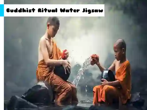 Игра Buddhist Ritual Water Jigsaw онлайн