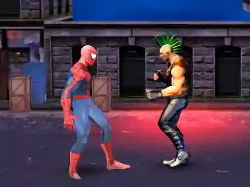 Игра Spiderman: Street Fighter онлайн