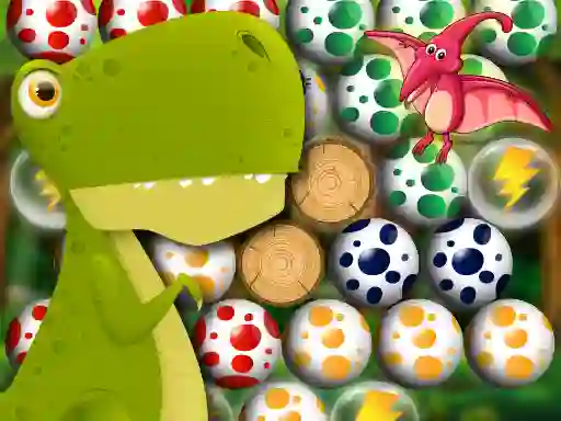 Игра Egg Shooter: Bubble Dinosaur онлайн