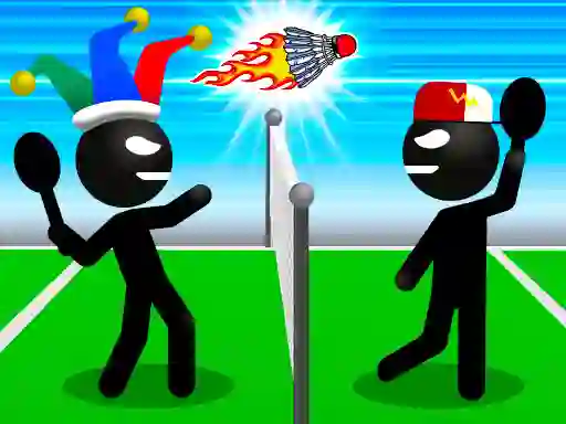 Игра Stickman Sports Badminton онлайн