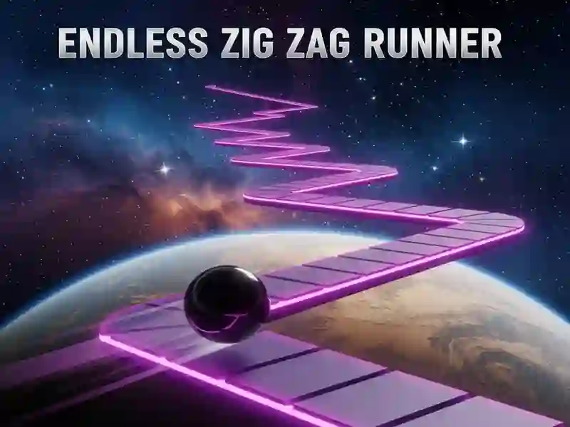 Игра Endless Zig Zag Runner онлайн