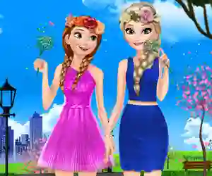 Игра Sisters Spring Day онлайн