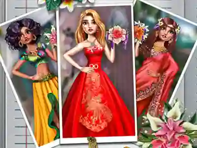 Игра Exotic Wedding Looks онлайн