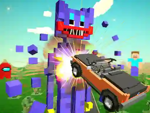 Игра Nubic Stunt Car Crasher онлайн