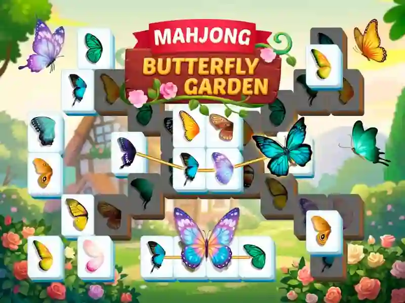Игра Mahjong Butterfly Garden онлайн