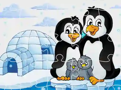 Игра Penguins Jigsaw онлайн