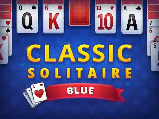 Игра Classic Solitaire Blue онлайн