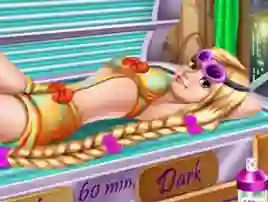 Игра Goldie Princess Tanning онлайн
