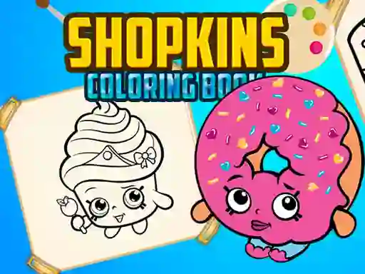 Игра Shopkins Coloring Book онлайн