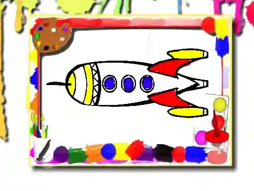 Игра Rockets Coloring Book онлайн