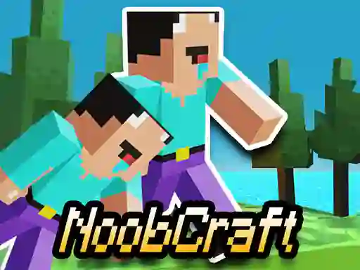 Игра Parkour Craft Noob Steve 2 онлайн