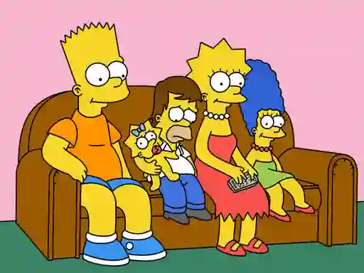 Игра The Simpsons Jigsaw Puzzle онлайн