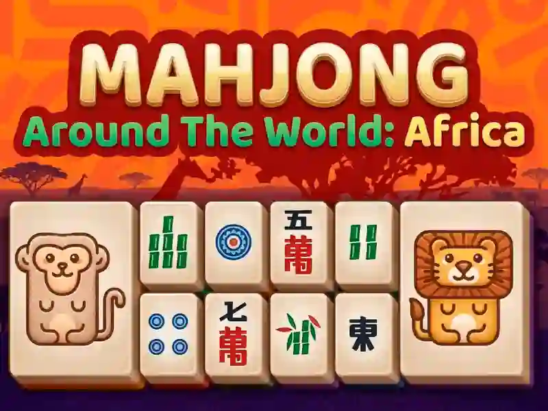 Игра Mahjong Around The World Africa онлайн