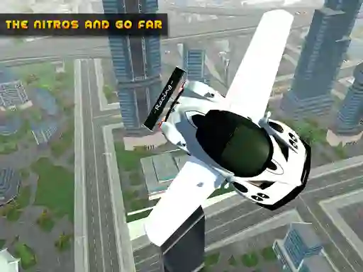 Игра Flying Car Real Driving онлайн