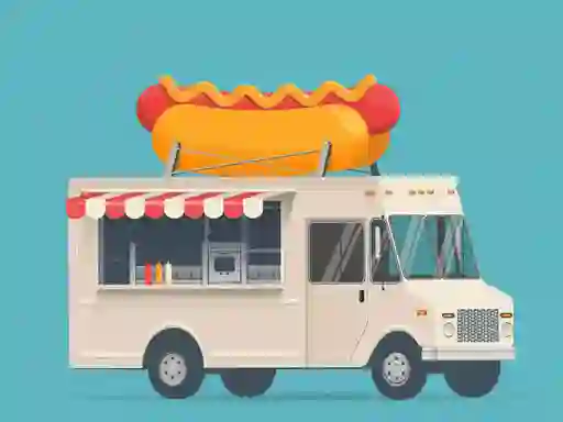 Игра Food Trucks Jigsaw онлайн