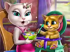 Игра Angela Toddler Feed онлайн