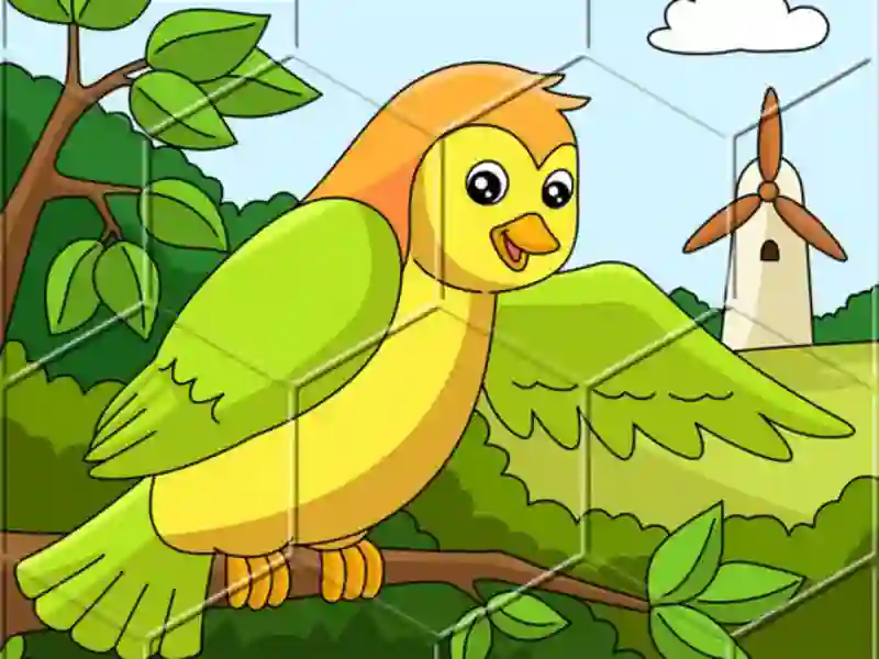 Игра Birds Hex Jigsaw онлайн