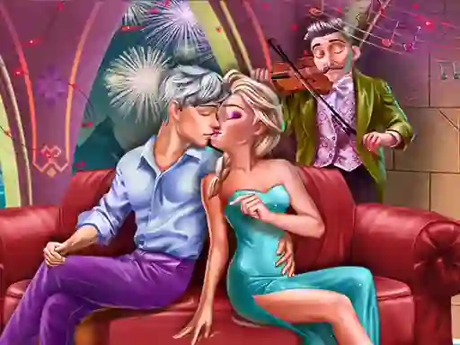 Игра Ice Queen Romantic New Years Eve онлайн