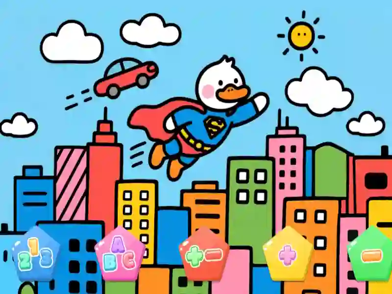 Игра Color By Code Super Duck онлайн