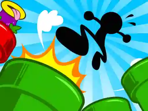 Игра Stickman Bouncing онлайн