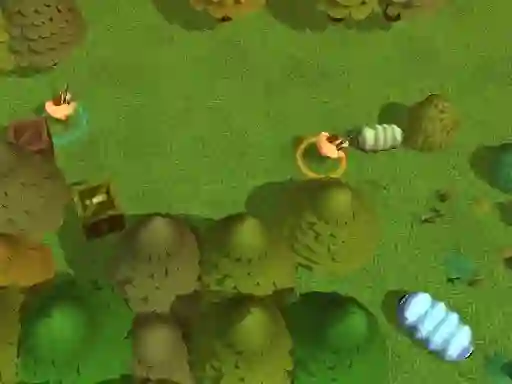Игра Worms Combat Coop онлайн