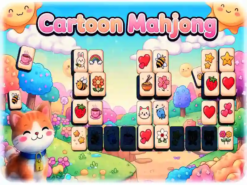 Игра Cartoon Mahjong онлайн