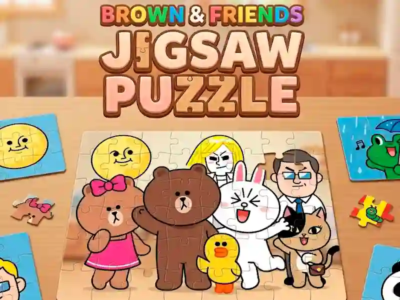 Игра Brown And Friends Jigsaw Puzzle онлайн