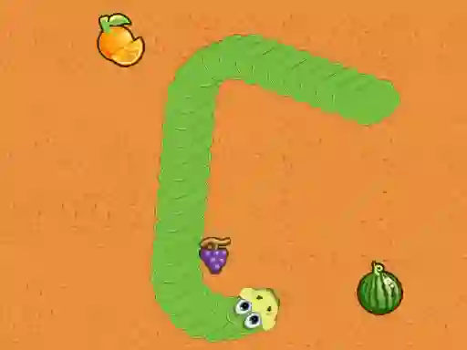 Игра Snake Want Fruits онлайн