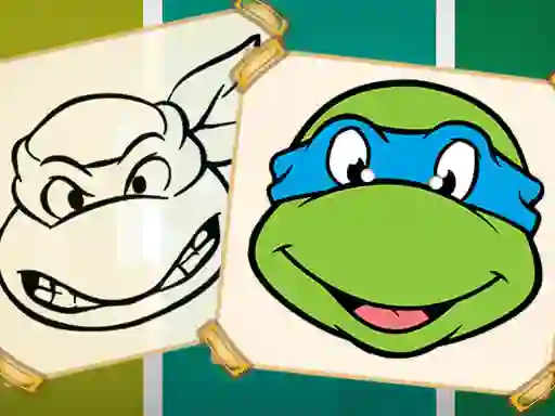 Игра Ninja Turtles Coloring Book онлайн