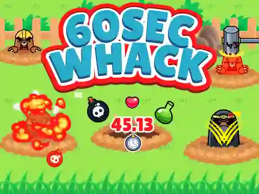 Игра 60 Second Whack онлайн