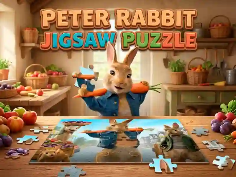 Игра Peter Rabbit Jigsaw Puzzle онлайн