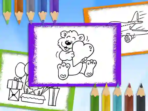 Игра Cartoon Coloring Book онлайн