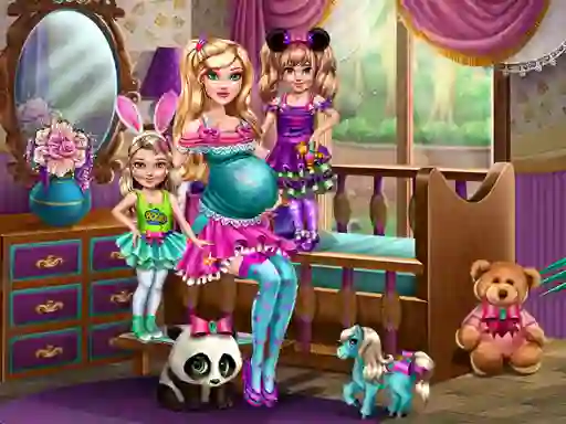 Игра Barbie With Twins онлайн
