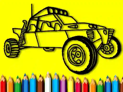 Игра Back To School: Rally Car Coloring Book онлайн