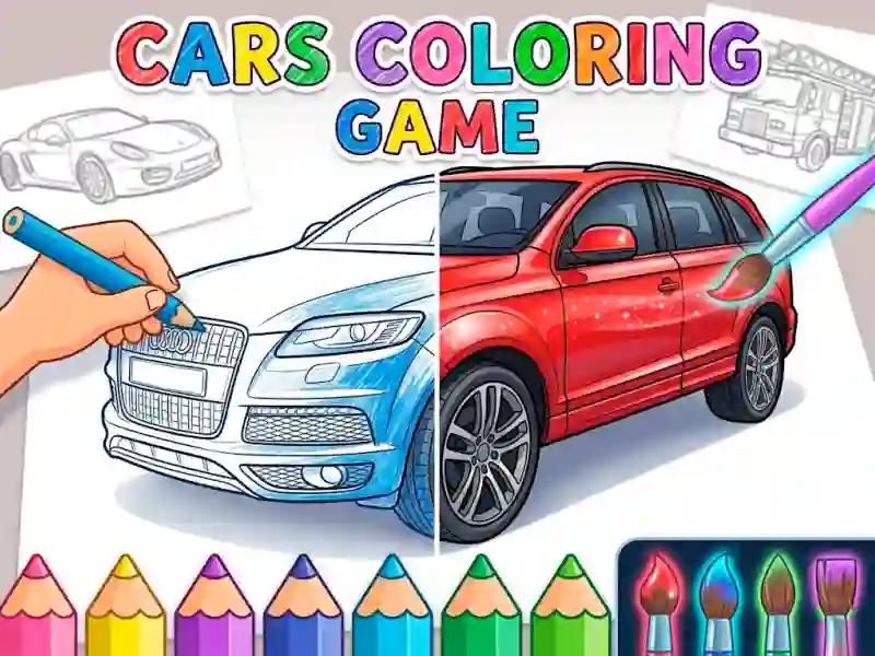 Игра Cars Coloring Game онлайн