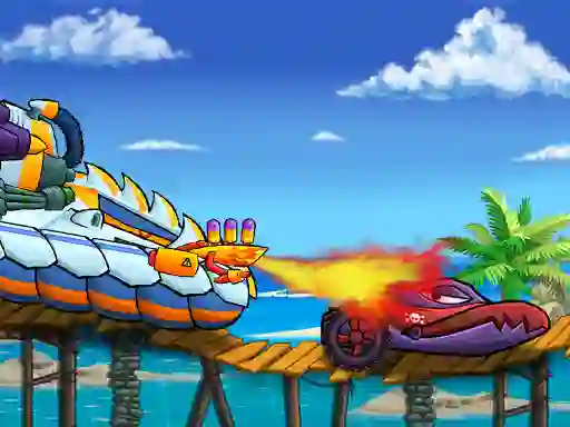Игра Car Eats Car Sea Adventure онлайн