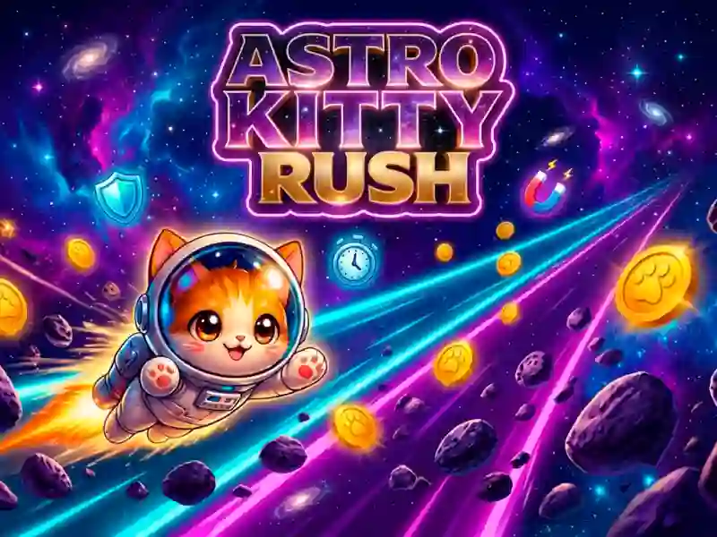 Игра Astro Kitty Rush онлайн