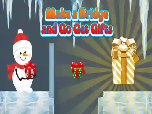 Игра Make a Bridge and Go Get Gifts онлайн