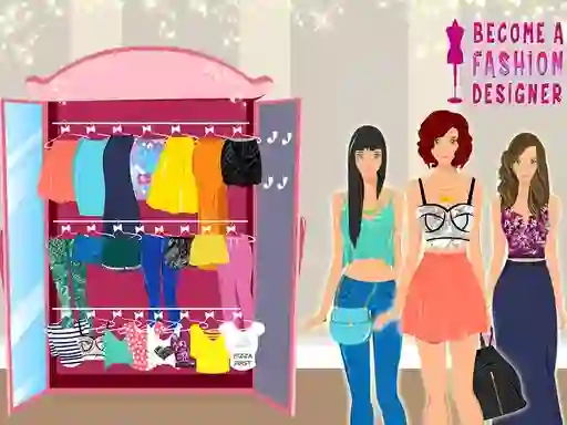 Игра Become a Fashion Designer онлайн