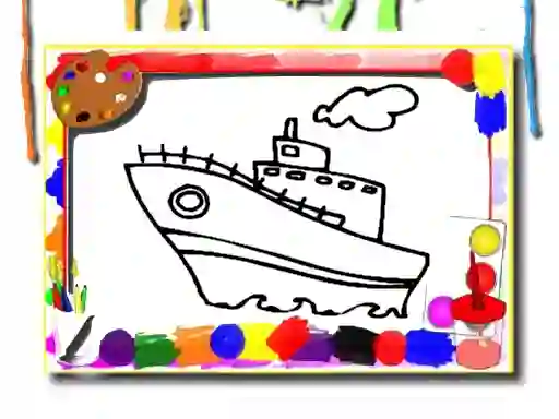 Игра Back To School: Cartoon Coloring Time онлайн