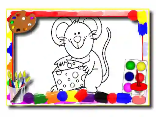 Игра Kids Cartoon Coloring Book онлайн