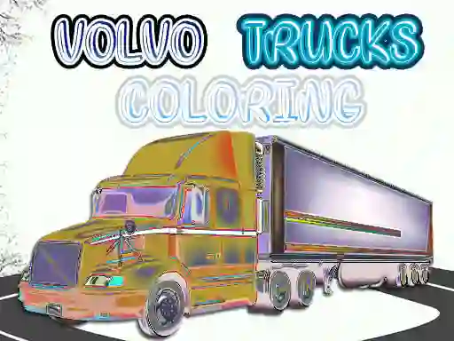 Игра Volvo Trucks Coloring онлайн