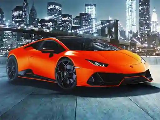 Игра Lamborghini Huracan Evo Puzzle онлайн