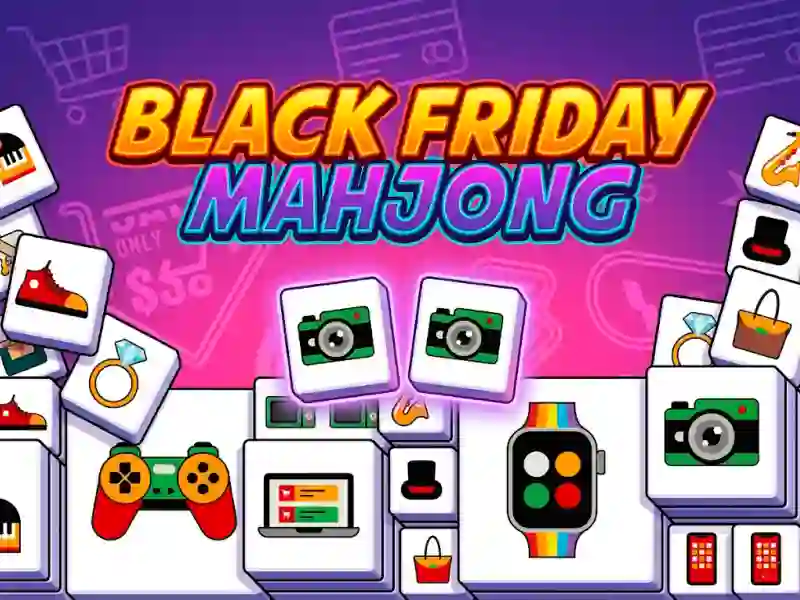 Игра Black Friday Mahjong онлайн