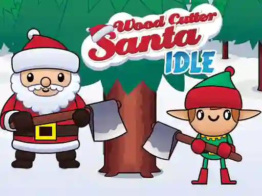 Игра Wood Cutter Santa Idle онлайн