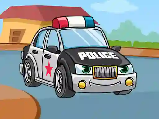 Игра Police Cars Jigsaw онлайн