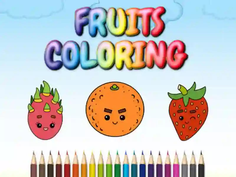 Игра FRUITS COLORING онлайн
