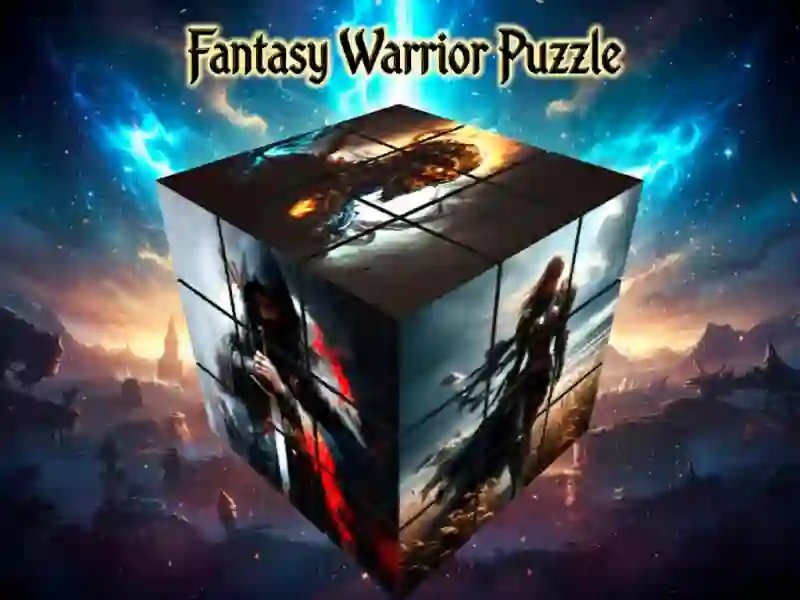 Игра Fantasy Warrior Puzzle онлайн