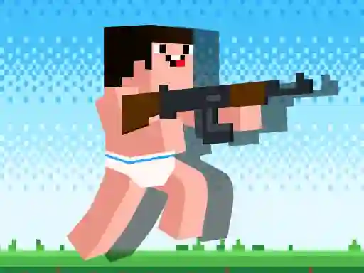 Игра Noob Rush vs Pro Monsters онлайн